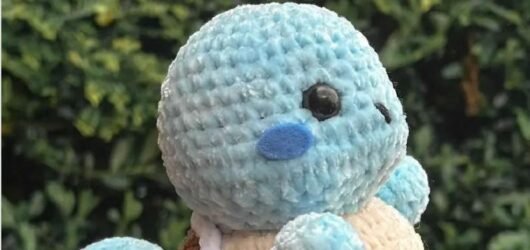 Crochet Your Own Cute Squirtle with This Free Pattern